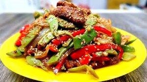 ТЕПЛЫЙ АЗИАТСКИЙ МЯСНОЙ САЛАТ. Отличный рецепт на новогодний стол