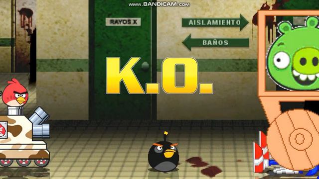 MUGEN Request 3: Angry Birds Tank and Minion Pig vs Master Hand and Sonic.EXE смотреть онлайн