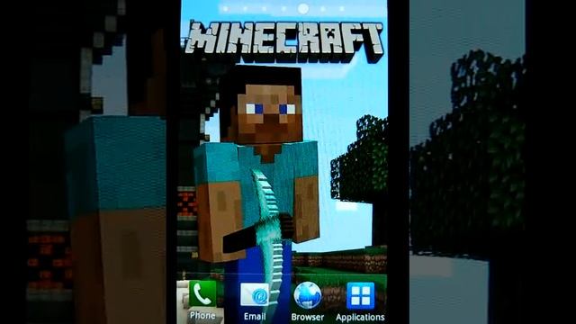 Minecraft Live Wallpaper - Free Android смотреть онлайн