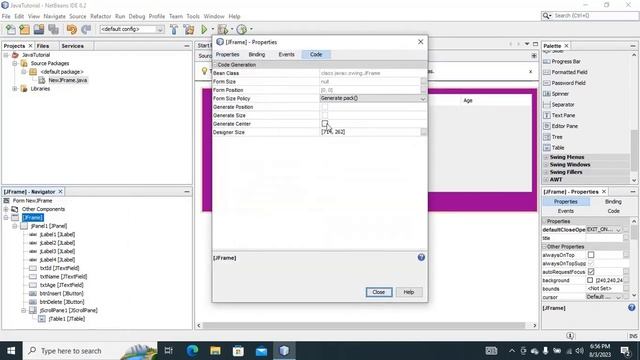 How to Insert Delete Record Using JTable | Java Tutorial