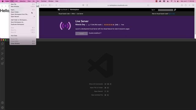 How to Setup a Live Server Easily (no more refreshing!) смотреть онлайн