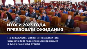 Итоги 2023 года превзошли ожидания