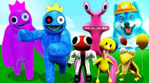 ВСЕ ВИДЫ РАДУЖНЫЕ ДРУЗЬЯ В МАЙНКРАФТ ПЕ, МОД НА RAINBOW FRIENDS В MINECRAFT PE