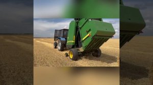 СОЛОМА КАМЕНЬ | John Deere 592 #рулон #пресс