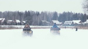 ЭЛЕКТРИЧЕСКИЙ квадроцикл BRP против бензинового. Батарея или ДВС? Тестируем ЭЛЕКТРОКВАДРОЦИКЛ зимой
