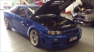 Nissan Skyline GTR R34 Turbo Best Sound
