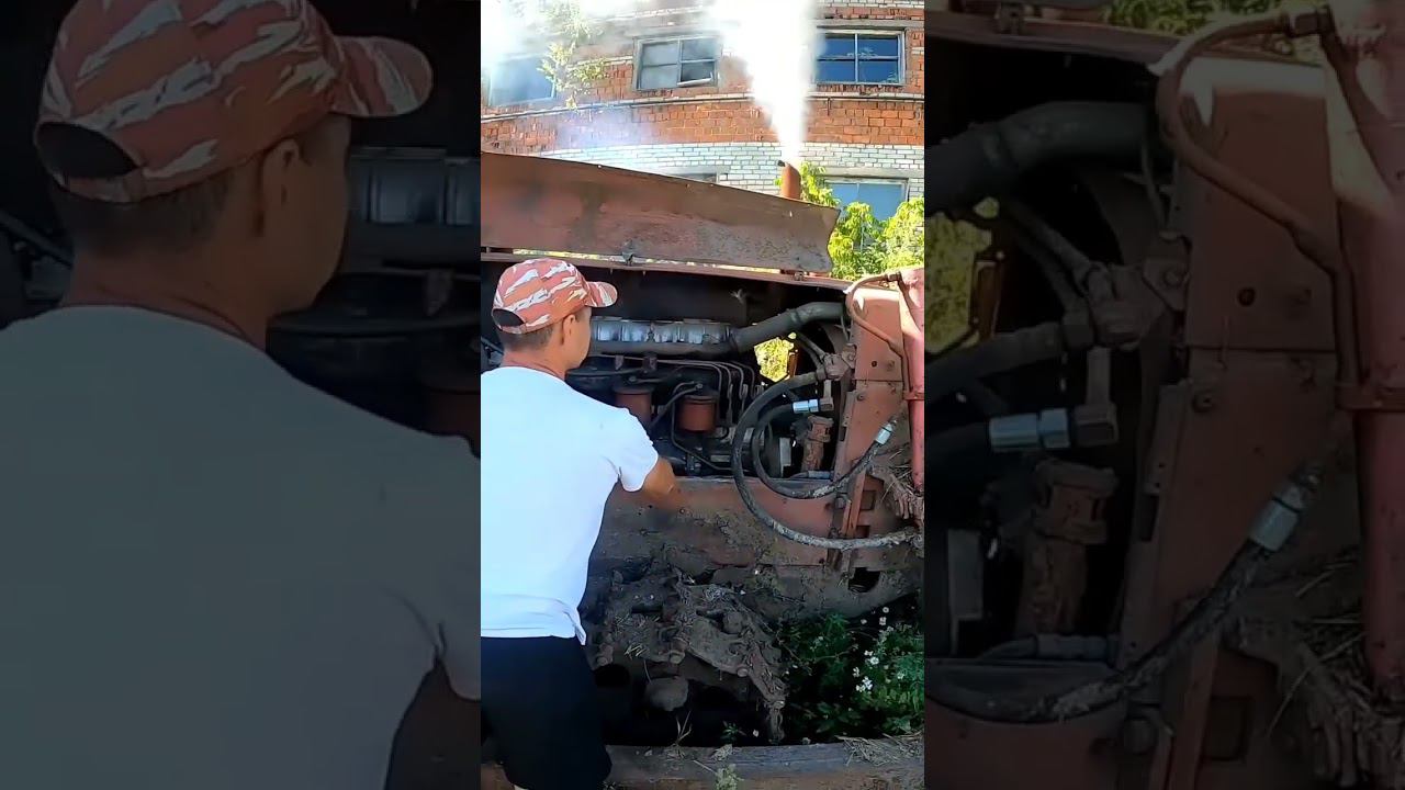 Молодёжь ещё помнит как запускается ДТ 75 смотреть онлайн