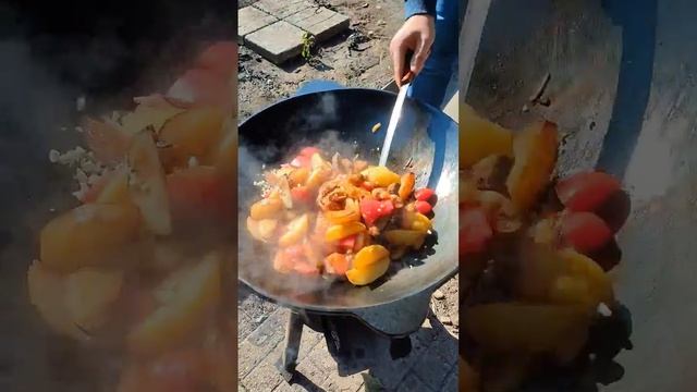 ОДЖАХУРИ в садже ?#грузинскаякухня #кавказскаякухня #оджахури #садж #food #рецепты #какприготовить