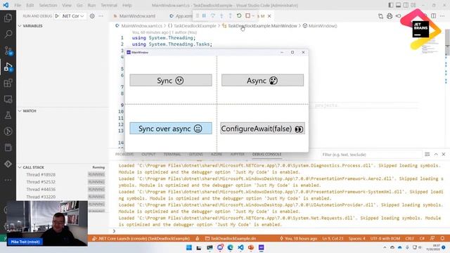 Solution1: Threads, Tasks and more with Mike Treit смотреть онлайн