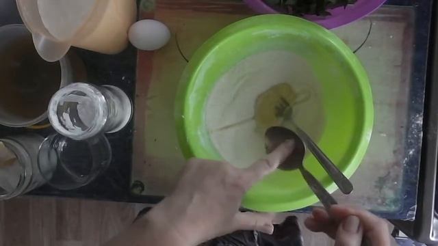 Рецепт: Песочный пирог со щавелем