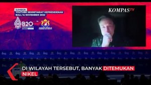 Elon Musk Pakai Batik Sulawesi Tengah Saat Bicara di B20 Summit Bali