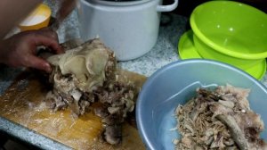 Вкуснейшая закуска из Свиной головы Прессованное мясо