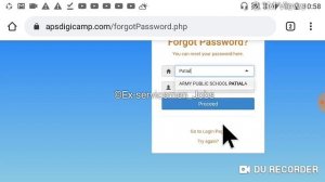 Army Public School Forgot password ||public school cost||public school #APS #DIgiCamp #Fees #Online