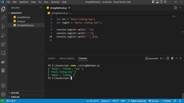 JavaScript String Methods Part 2 | JavaScript tutorials #javascript #js #education #tutorial #codin