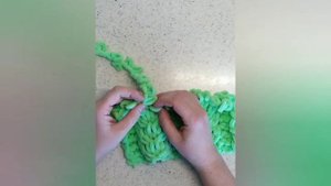 Вяжем из Alize Puffy/Puffy fine узор "Зимняя сказка"