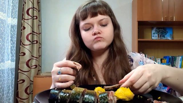 Мукбанг - Скумбрия - купила в Светофоре?, пробую? смотреть онлайн