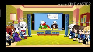 Реакция персонажей андертейл на ау рождество