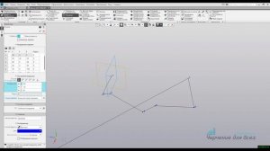 Видеоуроки Компас 3D V18. Работа с ломаной. Создание патрубка.