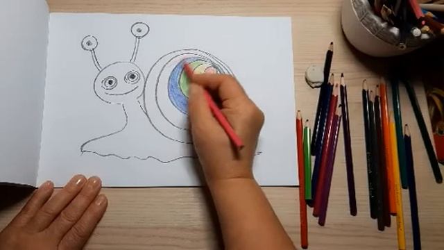 Рисуем с детьми. Улитка. смотреть онлайн