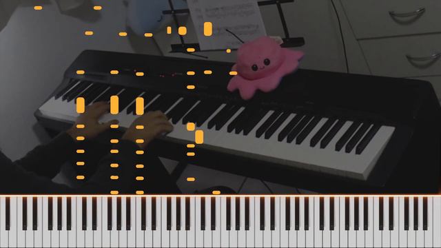 again (YUI) - Fullmetal Alchemist: Brotherhood OP 1| Piano Tutorial/Visualizer