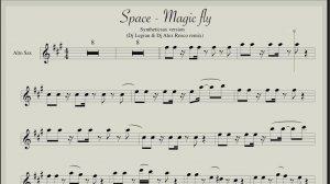 Space - Magic Fly (Backing Track for saxophone Alto) House music