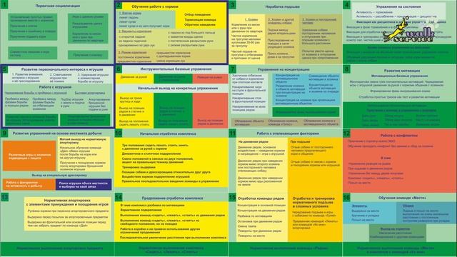 Воспитательная  дрессировка щенка, программа обучения первая редакция