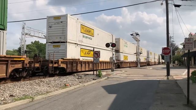 CSX Defect Detectors & Railroad Radio, New Changes! 9 Norfolk Southern & CSX Trains In Glendale Ohi смотреть онлайн