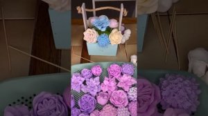 Урок как собрать букет из мыла