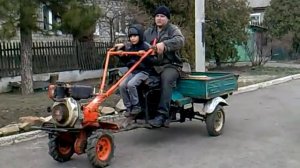 Прицеп к мотоблоку из Муравья