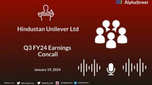 Hindustan Unilever Ltd Q3 FY24 Earnings Concall