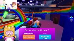 LANKYBOX *FOXY* Playing ROBLOX RAINBOW FRIENDS CHAPTER 2!? (SECRET ENDING UNLOCKED!)
