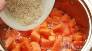 Каша из тыквы и риса