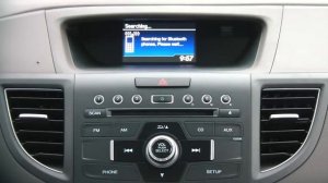 How to connect your phone to a Honda CRV - bluetooth pairing