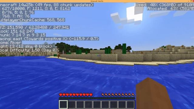 Lenovo Y50 Minecraft FPS Test