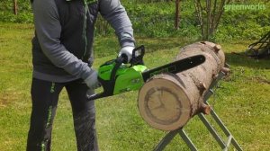 Аккумуляторные цепные пилы Greenworks