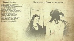 Сергей Есенин: Ты меня не любишь не жалеешь...