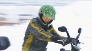 Зимний тест драйв квадроциклов Стелс