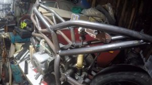 Подвеска с прогрессивной характеристикой на минибайк.