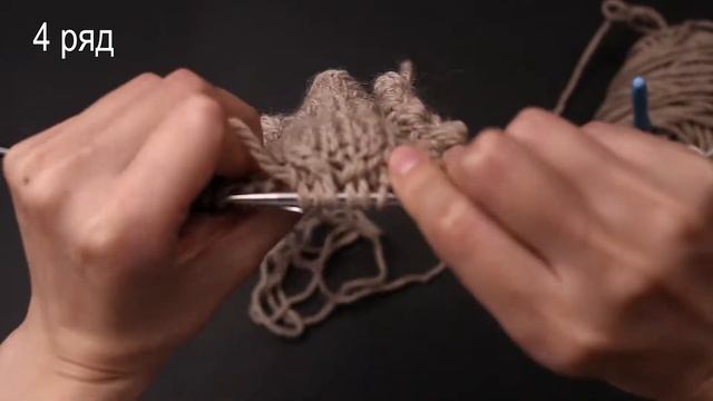 Простой узор ШИШЕЧКИ И ЛИСТЬЯ спицами! Уроки по вязанию.