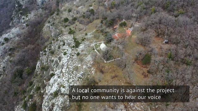 Sveti Stefan endangered by a wind farm