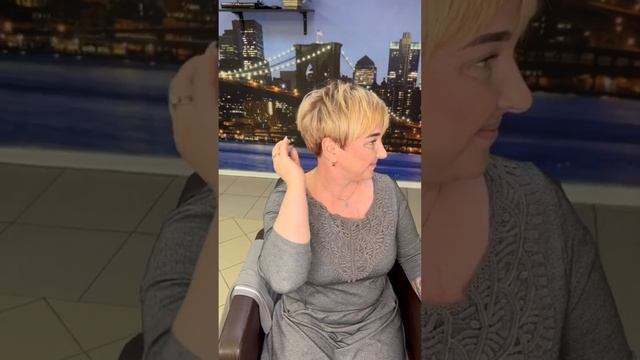 СТРИЖКА ПИКСИ С ЧЁЛКОЙ ДО БРОВЕЙ/PIXIE HAIRCUT WITH BANGS UP TO THE EYEBROWS #пикси #модаикрасота