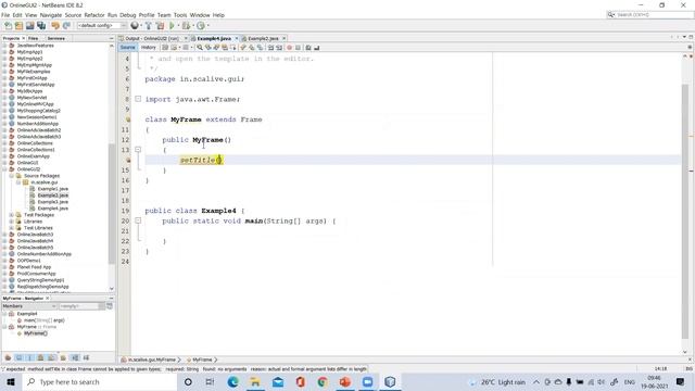 Java Project Lecture-3 | Changing Background Colors, Buttons & FlowLayout | #scalive #javaProject