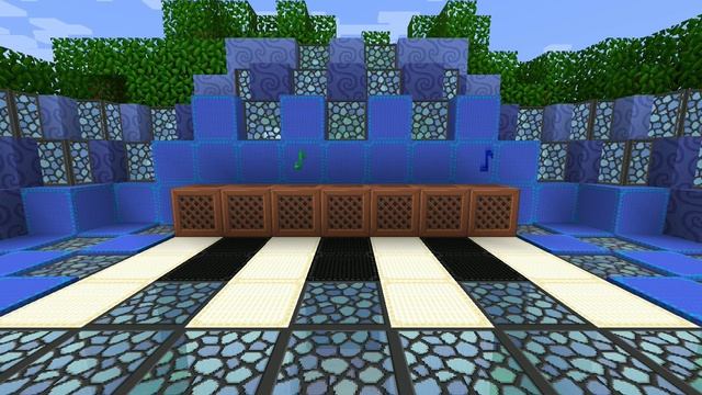 Eiffel 65 - I'm blue Minecraft Wireless Noteblock Song смотреть онлайн