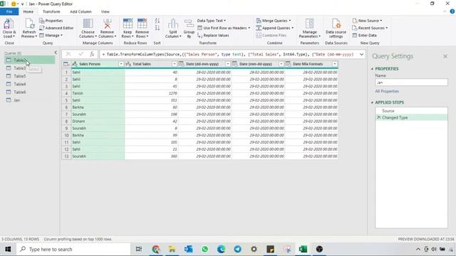 How to name the Queries in Power Query смотреть онлайн