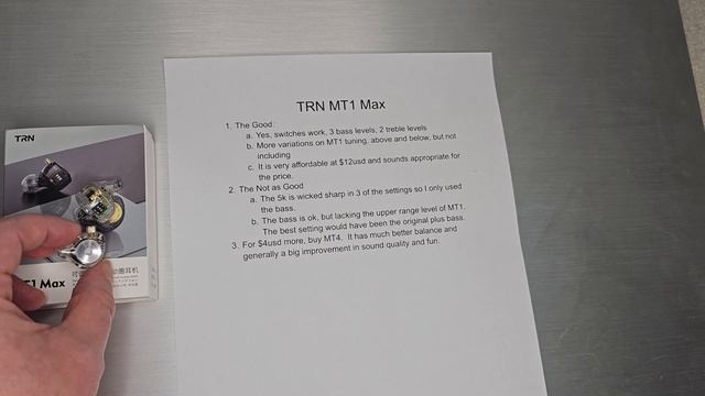 TRN MT1 Max - 3 Switches, 4 Tunings, and an Update of a Classic смотреть онлайн