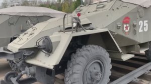 Советские БТР-152 и БТР-40ЖД