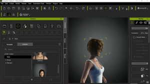 Character Creator How to load and save hair styles from FREE SITES