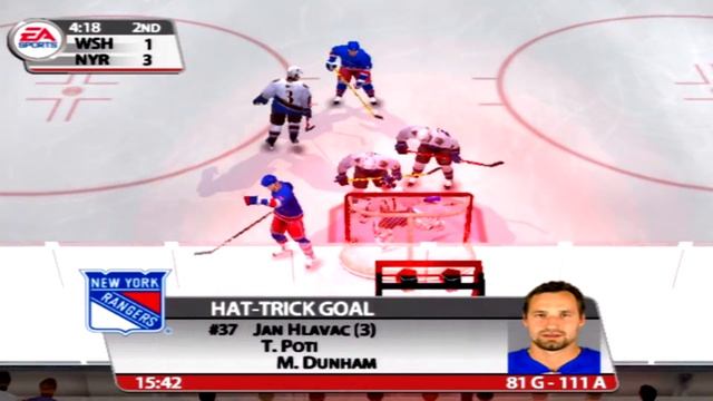 NHL 2005 Gameplay New York Rangers vs Washington Capitals