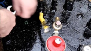 Замерз редуктор  газгольдера конденсат