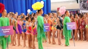 Открытое первенство Красноярска. Юные гимнастки. 2014г